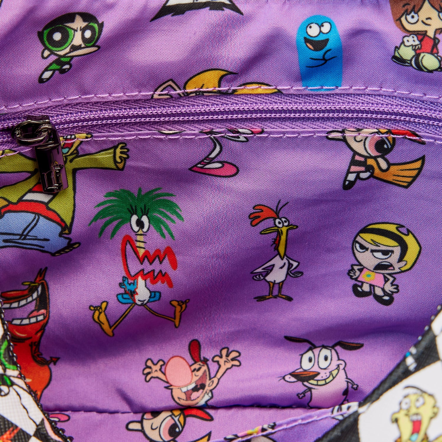 Cartoon Network Retro Collage Crossbody Bag with Coin Pouch