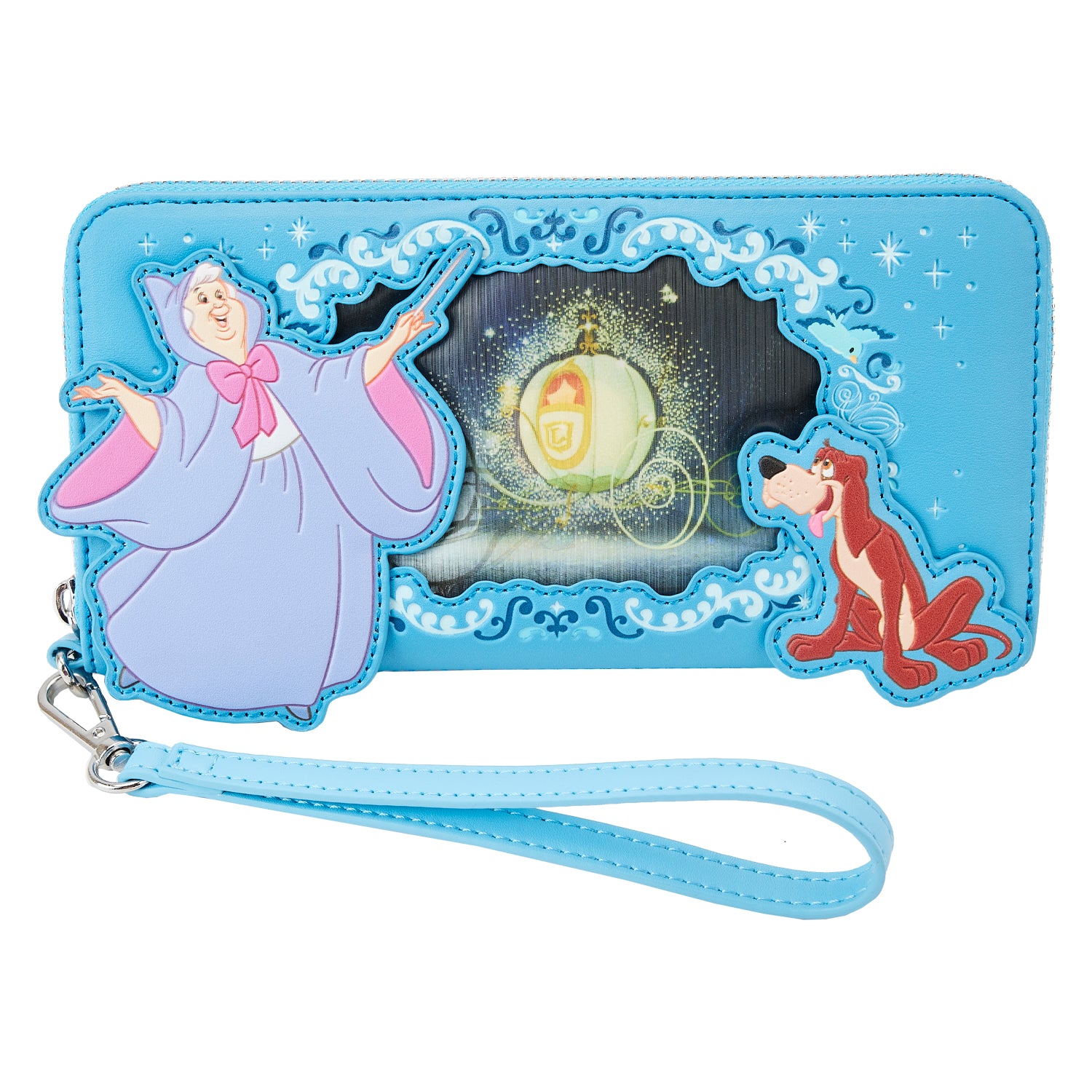 LF Disney Cinderella Princess Lenticular Series Ziparound Wristlet