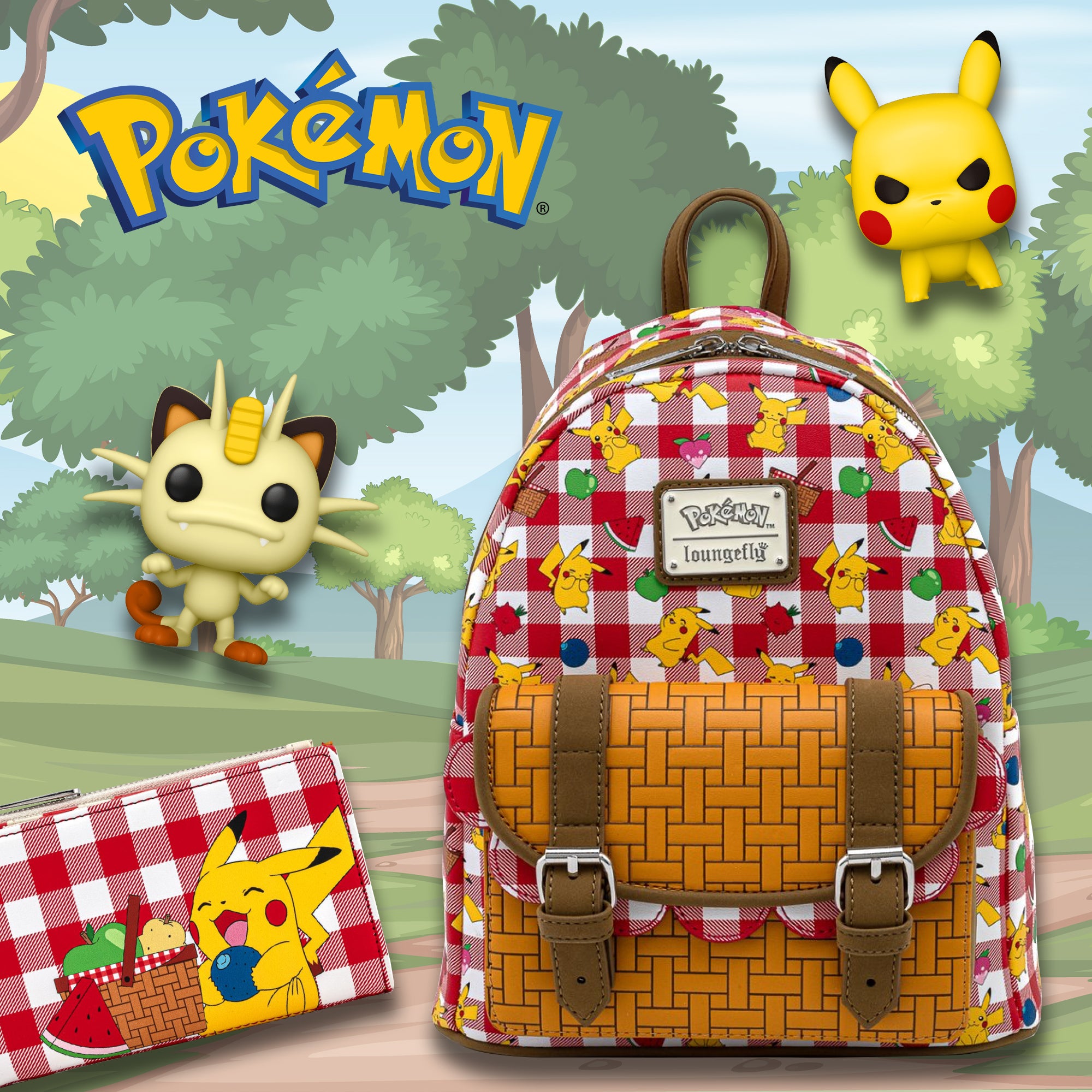 Pokémon Kanto Starter Mini-Backpack - Entertainment Earth