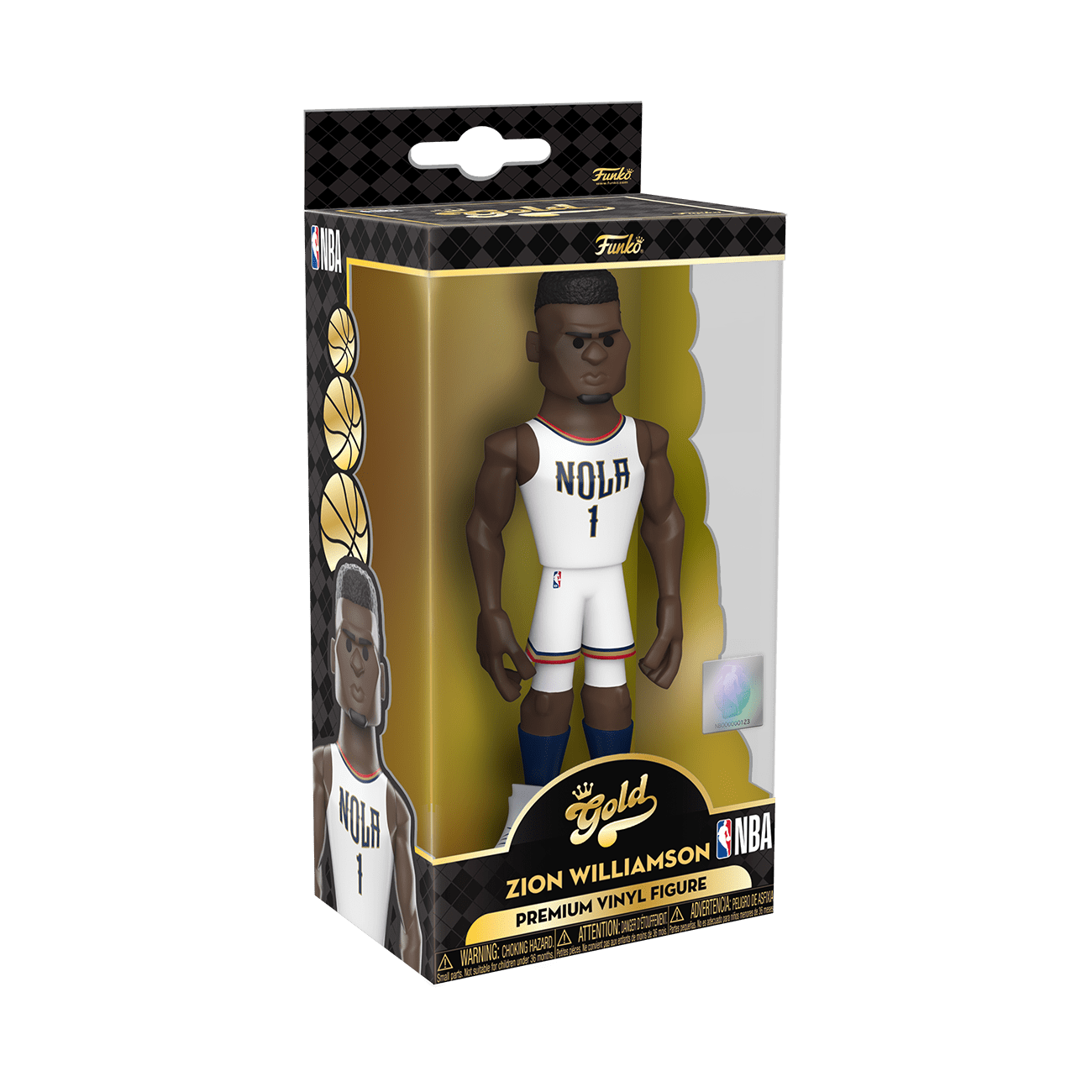 NBA Gold 5”: Pelicans - Zion Williamson (Home Uni) W/Chase
