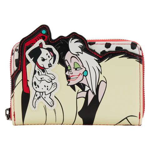 LF Disney Villains Triple Pocket Glow In The Dark Mini Backpack