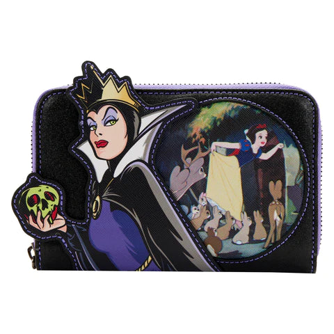 LF Disney Villains Scene Evil Queen ZipAround Wallet