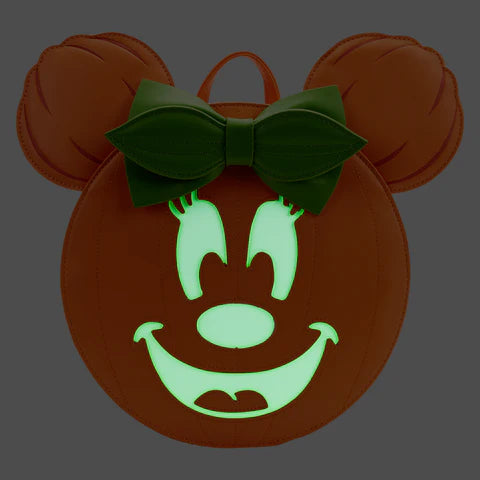 LF Disney Glow Face Minnie Pumpkin Mini Backpack - Collection Lounge