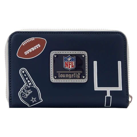 LF NFL Dallas Cowboys Patches ZipAround Wallet