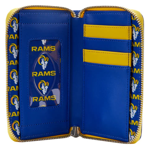 Preorder Loungefly NFL LA Rams Patches Ziparound Wallet – Shop