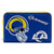 LF NFL La Rams Patches ZipAround Wallet