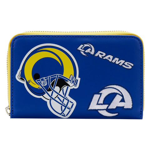 Preorder Loungefly NFL LA Rams Patches Ziparound Wallet – Shop