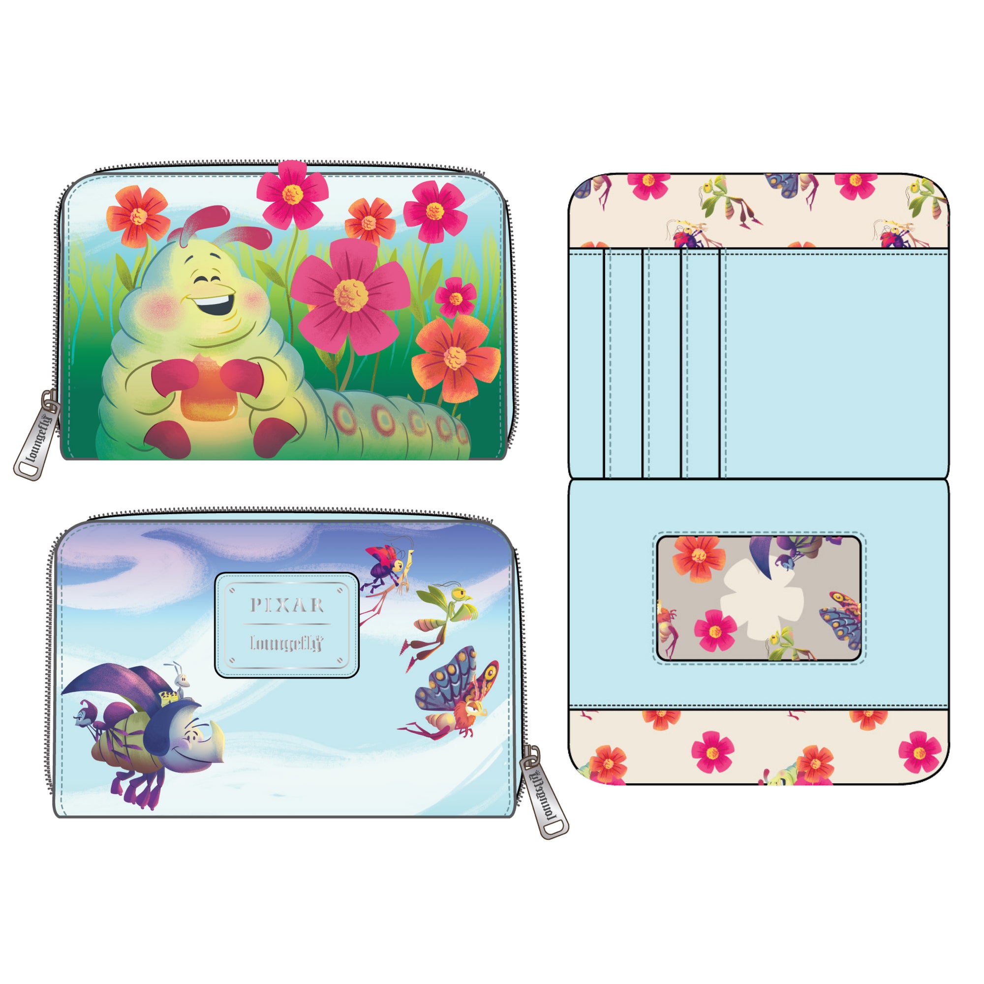 LF Pixar A Bugs Life Earth Day ZipAround Wallet