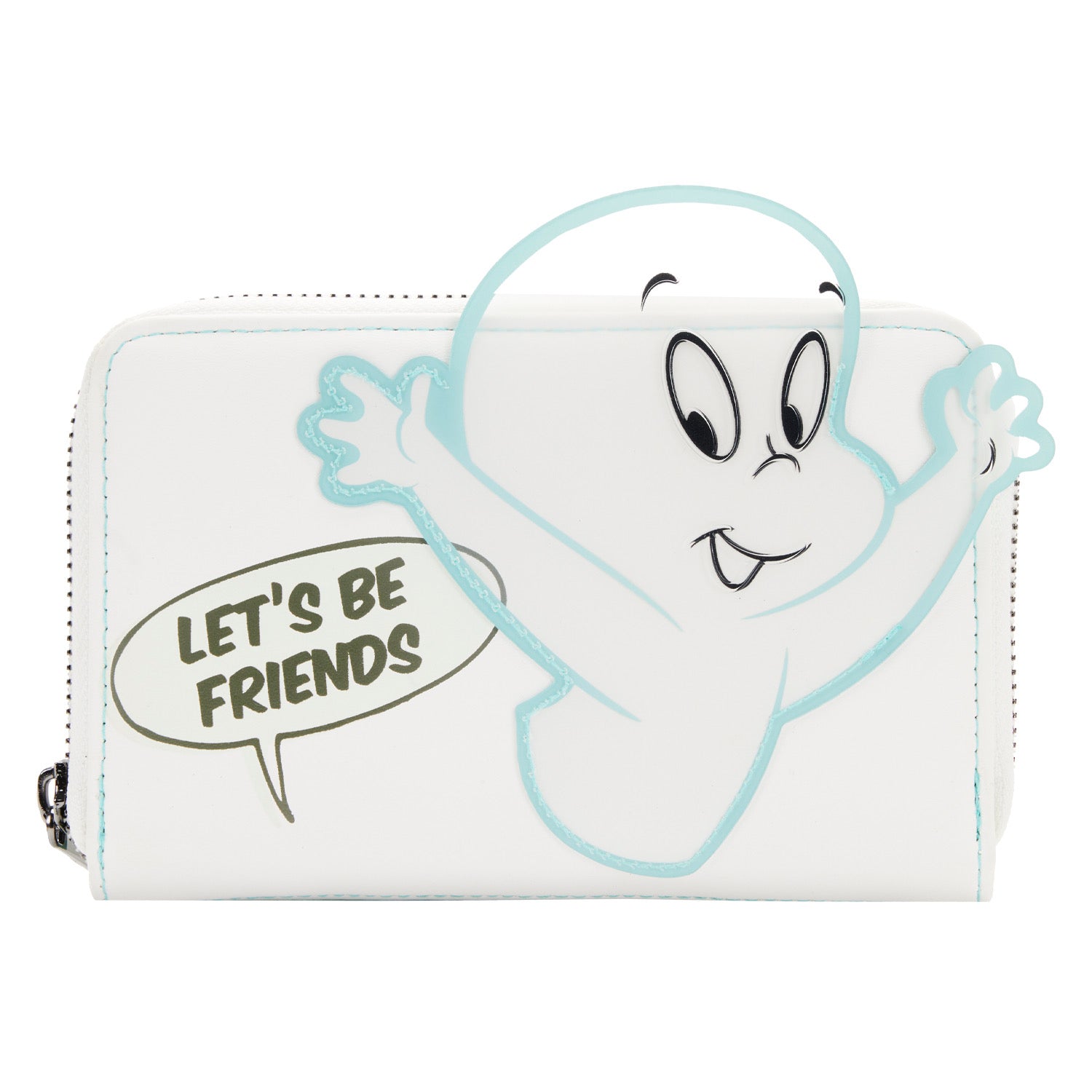 LF Universal Casper The Friendly Ghost Lets Be Friends ZipAround Wallet
