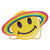 LF Lisa Frank Yellow Rainbow Ring Saturn CrossBody Bag