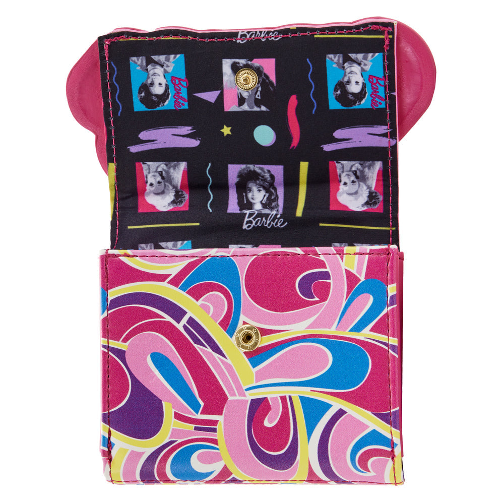 Barbie Logo Enamel Bi-fold Long Wallet Purse Pink Women Cute Retro Rare  Used | eBay