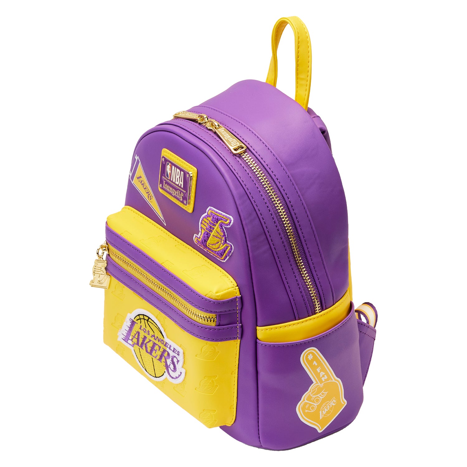 NBA Los Angeles Lakers Adjustable Crossbody Bag over the 