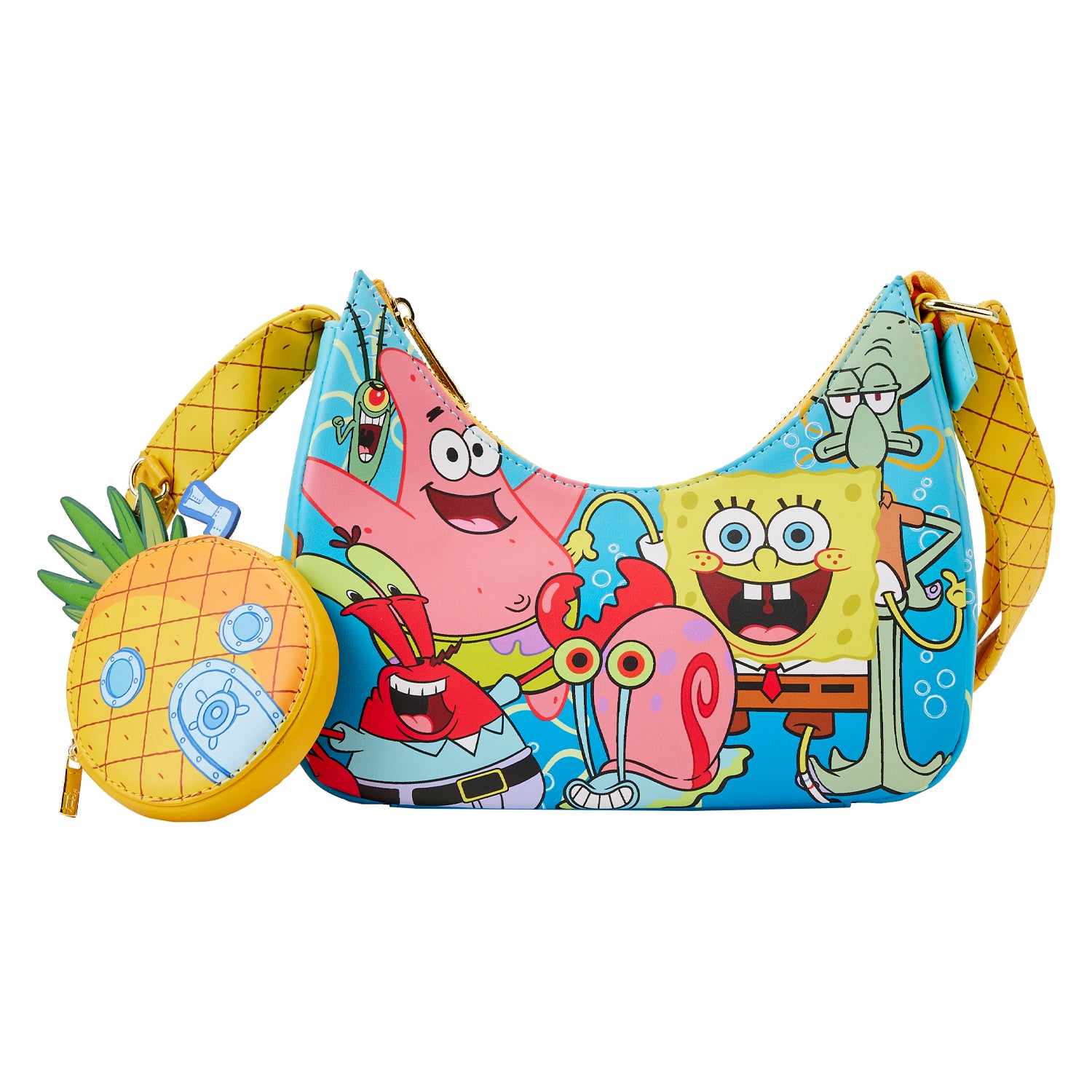 Loungefly Pastel Jellyfish Mini Backpack and Wallet - SpongeBob SquarePants
