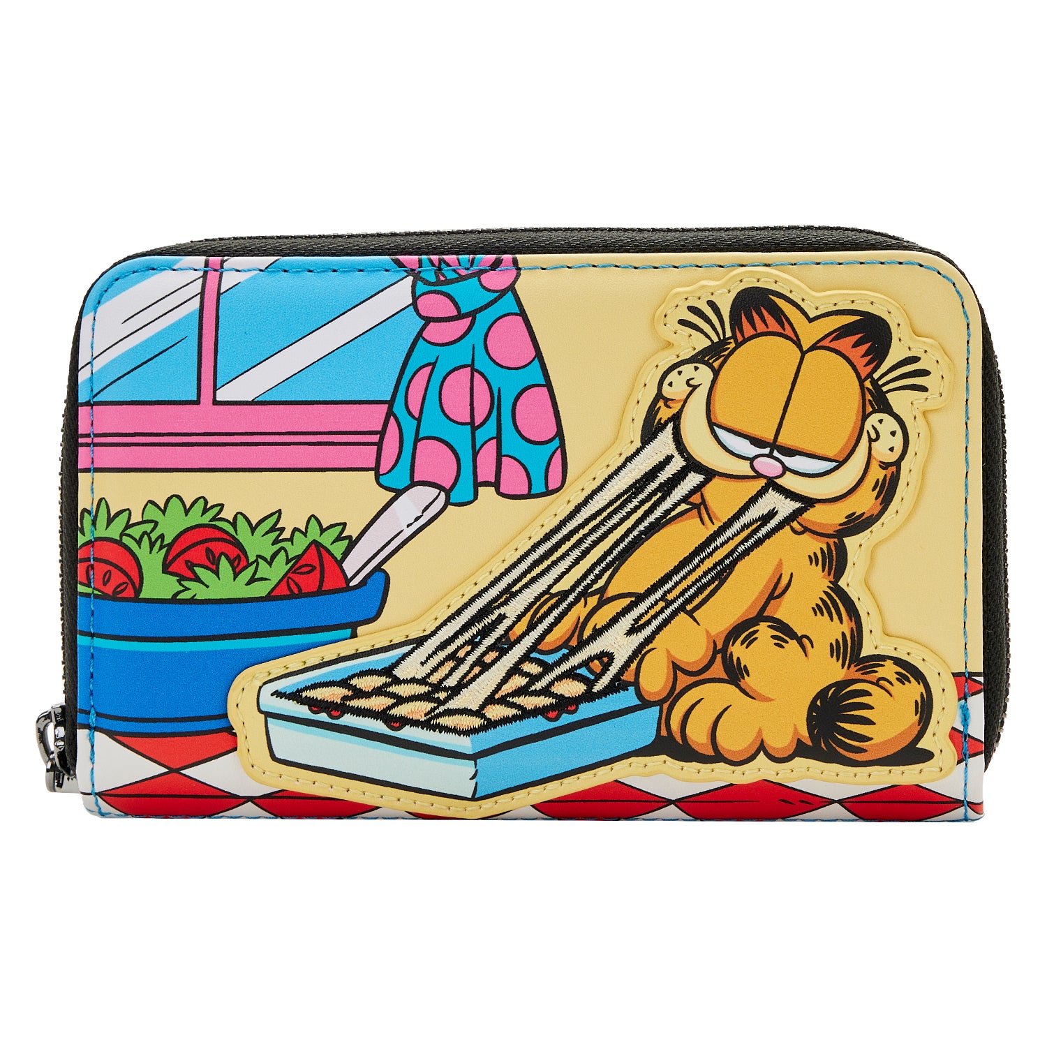 LF Nickelodeon Garfield Loves Lasagna ZipAround Wallet