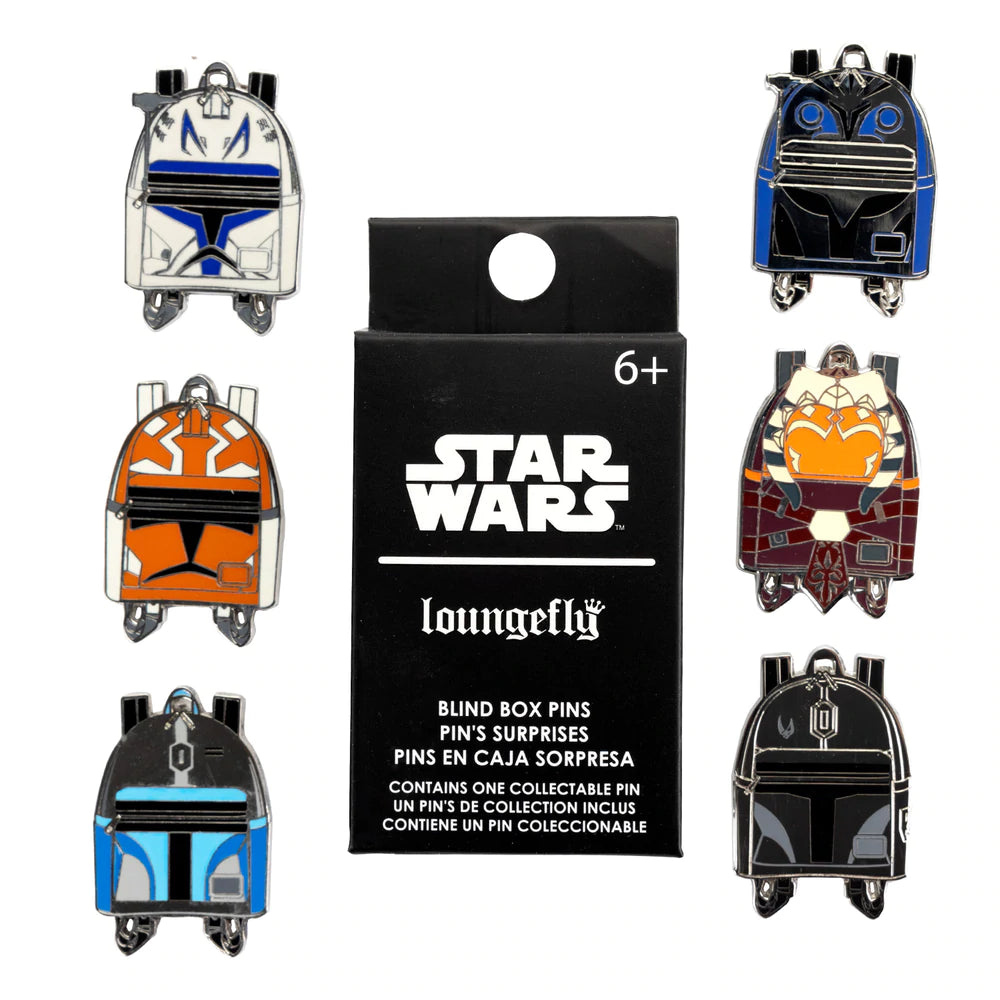 LF Star Wars Helmets Backpacks Blind Box Pins