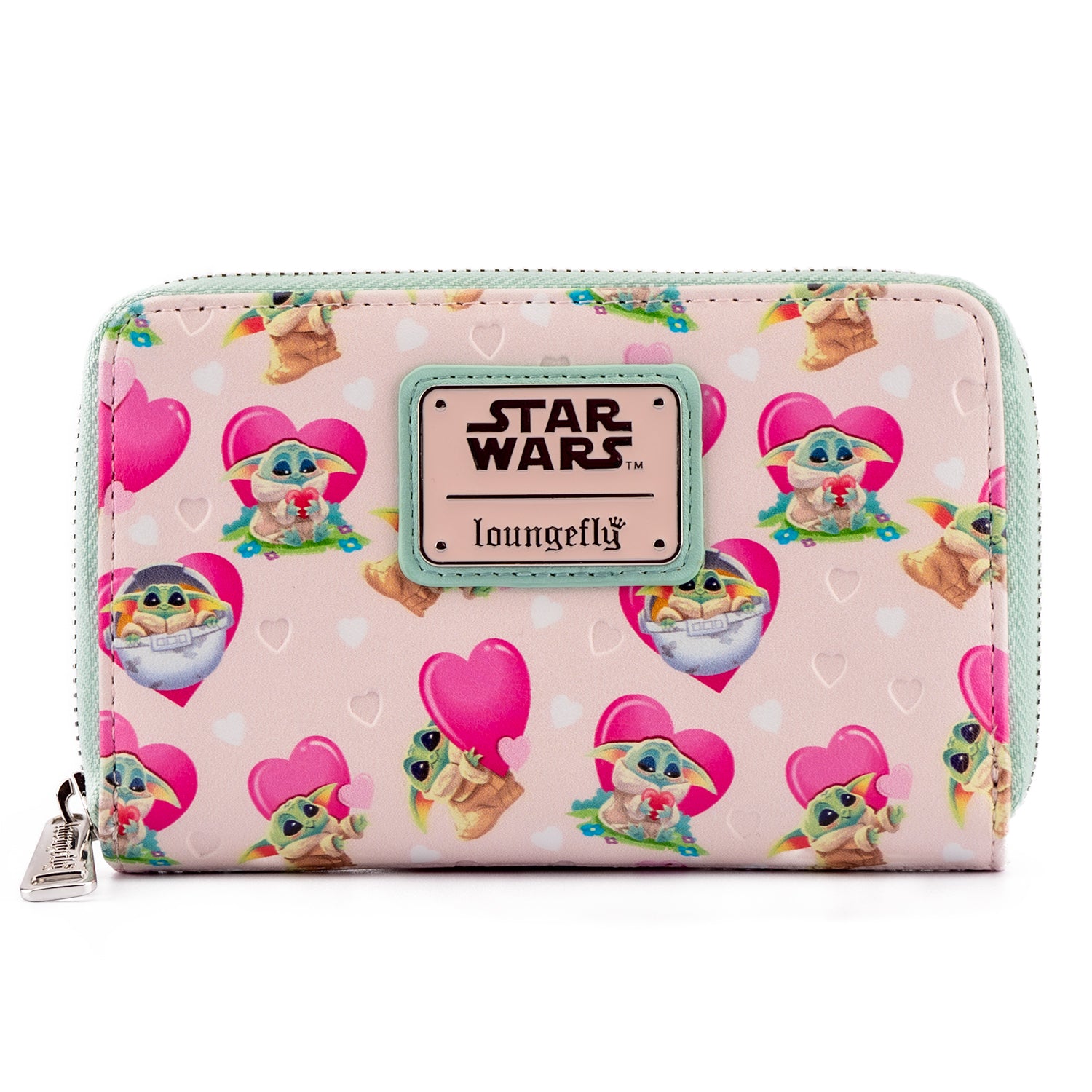 LF Star Wars Mandalorian Grogu Valentines ZipAround Wallet