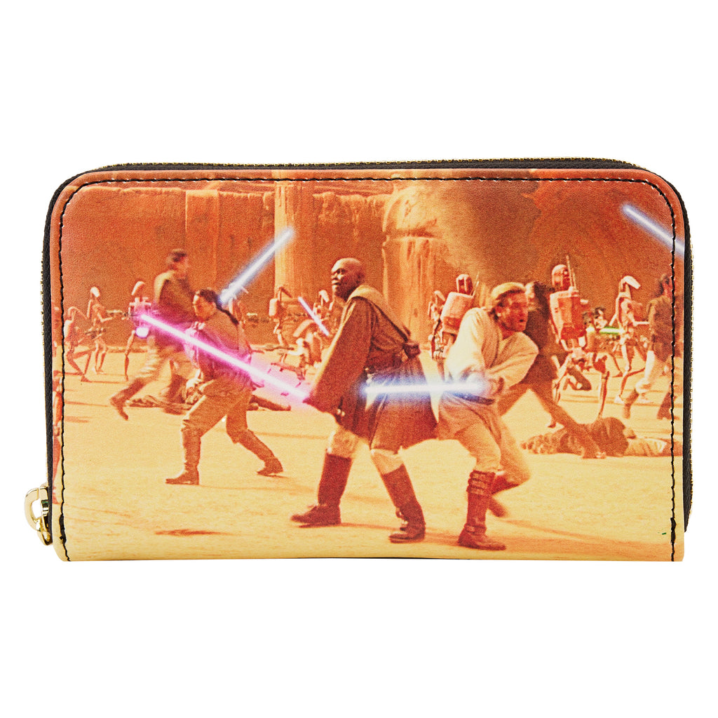 Disney loungefly star wars prequel trilogy hotsell backpack wallet