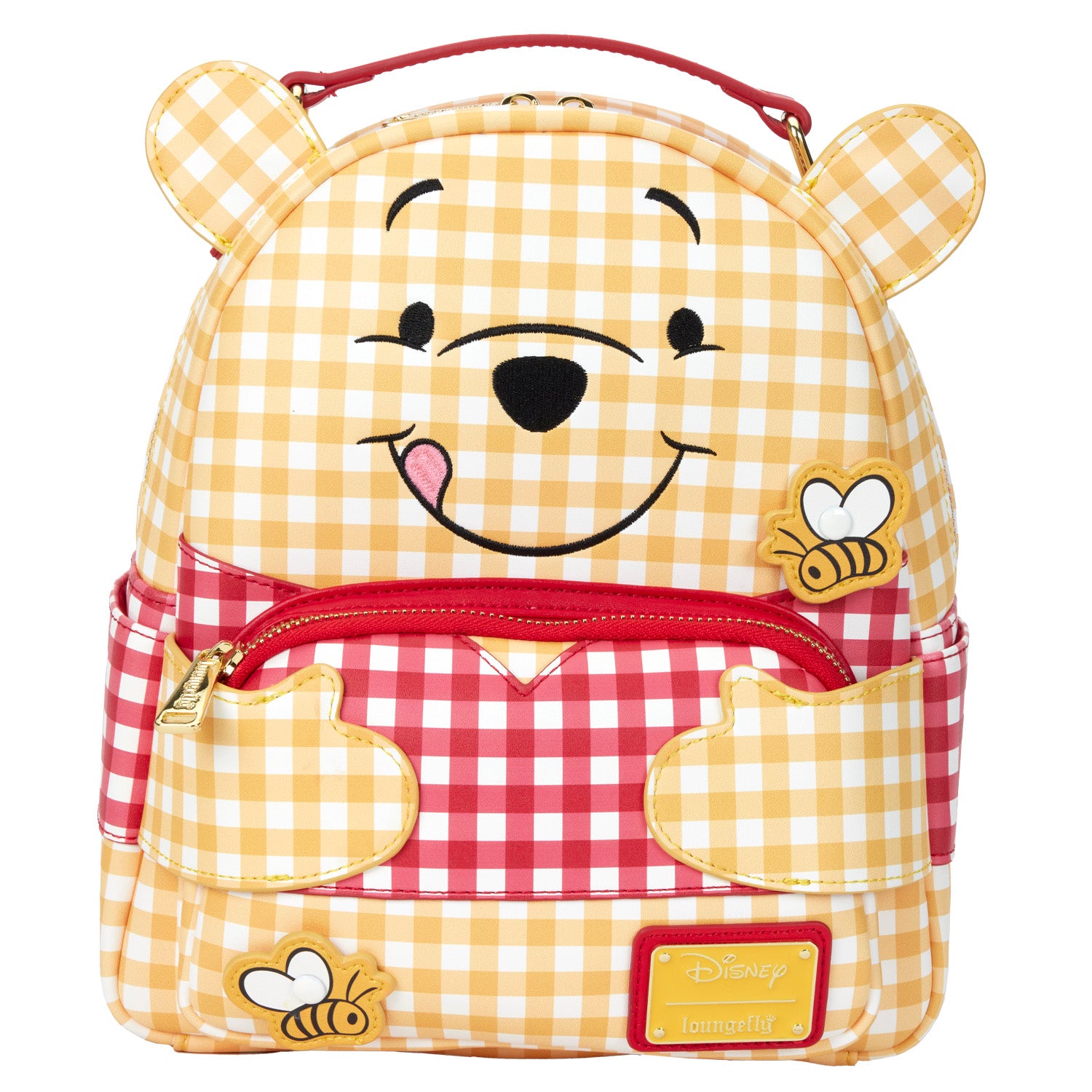 LF Winnie The Pooh Gingham Mini Backpack