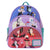 LF Disney Villains Color Block Triple Pocket Mini Backpack