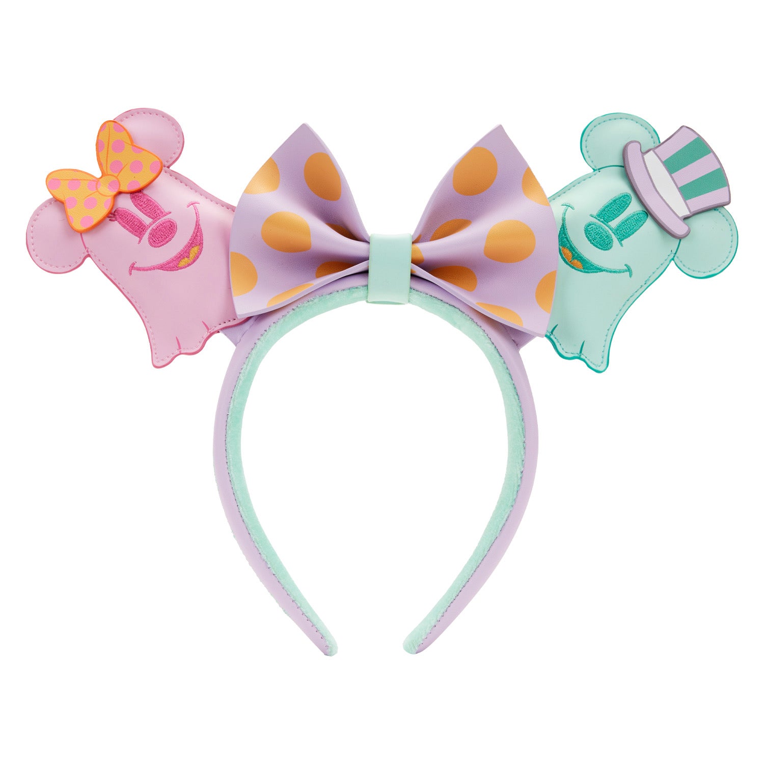 LF Disney Pastel Ghost Minnie And Mickey Ears Headband