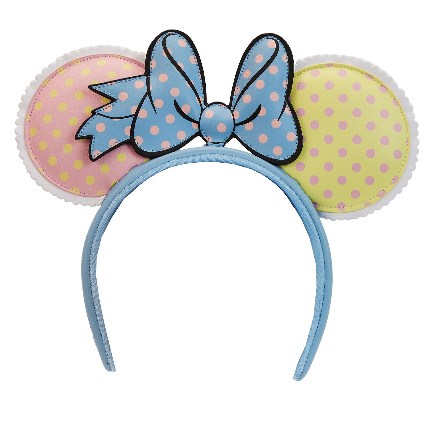 LF Disney Minnie Pastel Color Block Dots Headband