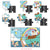 LF Disney Little Mermaid Tritons Gift Puzzle Blind Box Pins