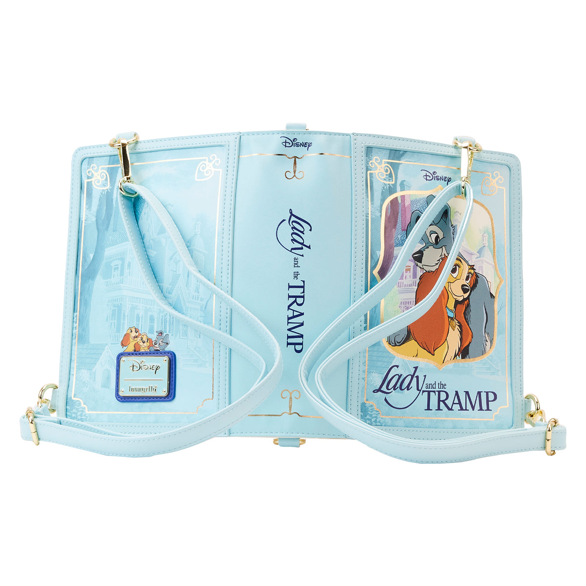 LF Disney Lady And The Tramp Classic Book Convertible Crossbody Bag Collection Lounge