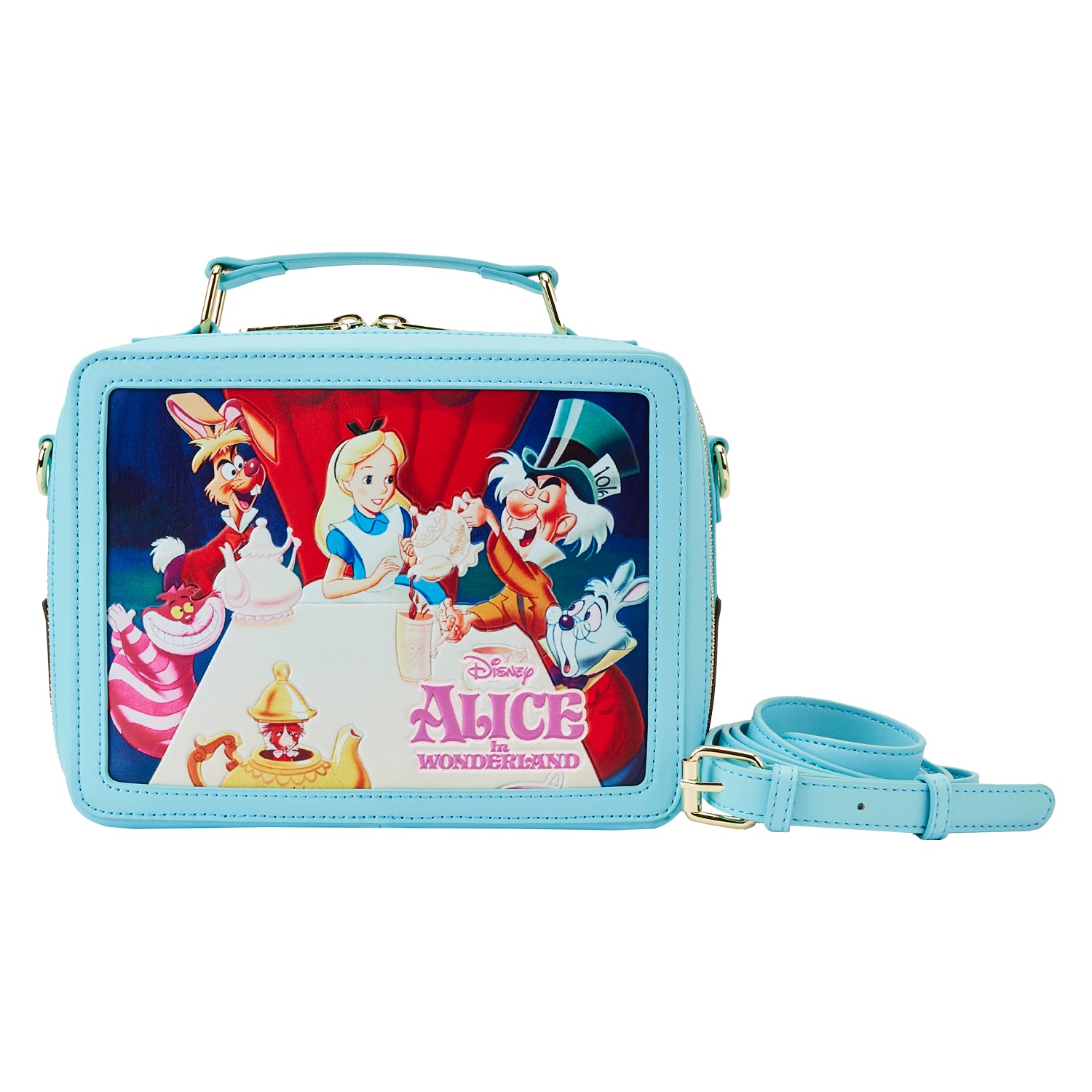 LF Disney Alice In Wonderland Classic Movie Lunch Box Crossbody Bag