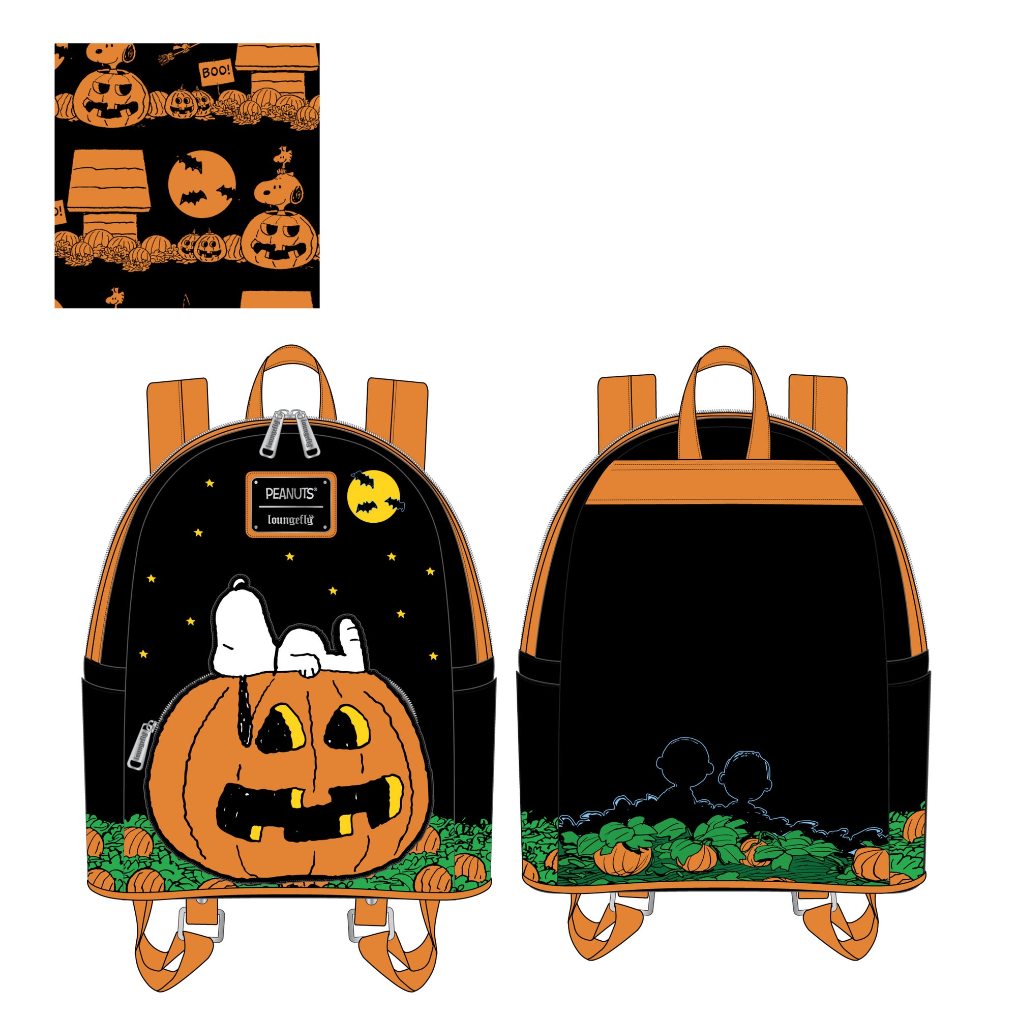 LF Peanuts Great Pumpkin Snoopy Mini Backpack