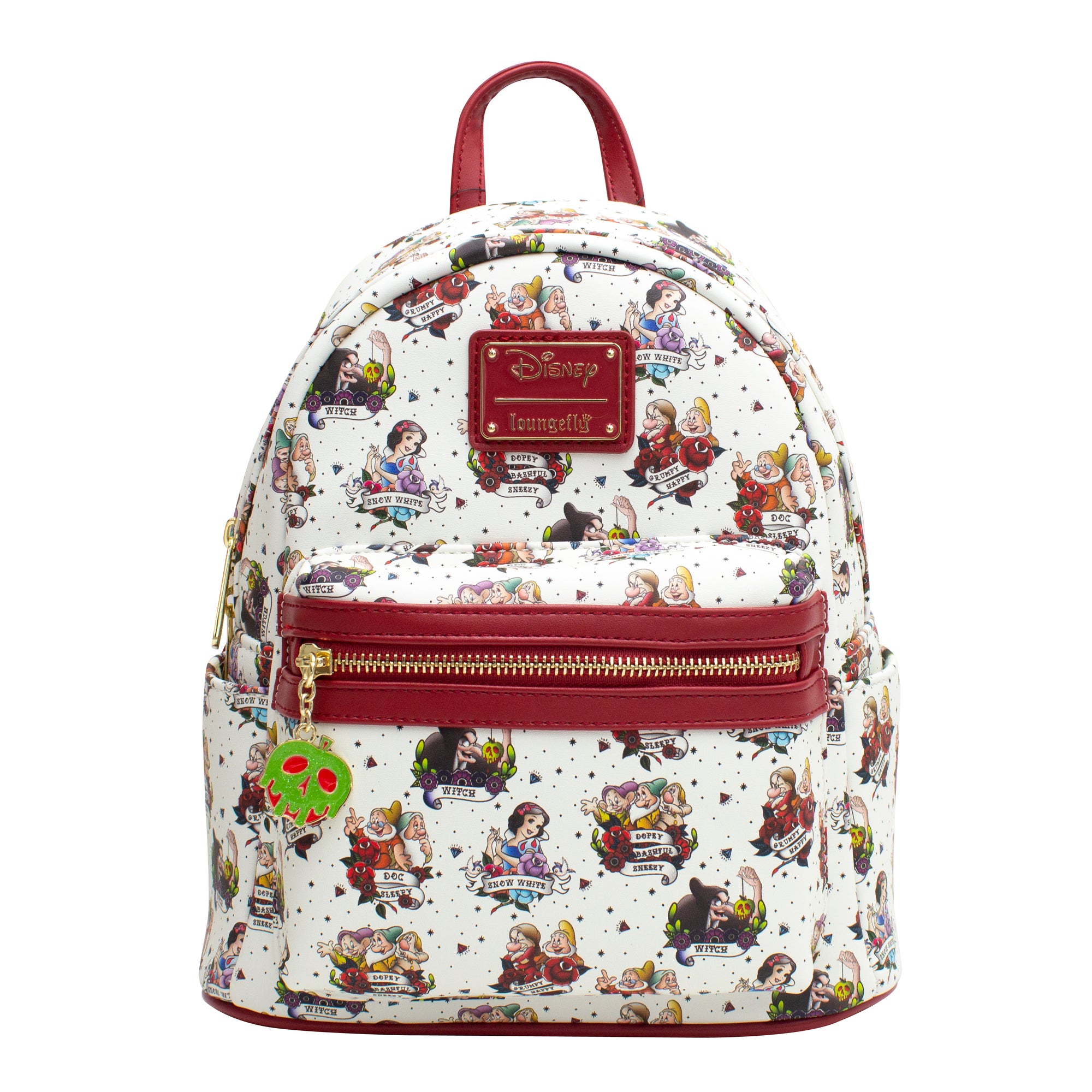 New Evil Queen Snow White and the Seven Dwarves Disney Loungefly Mini  Backpack